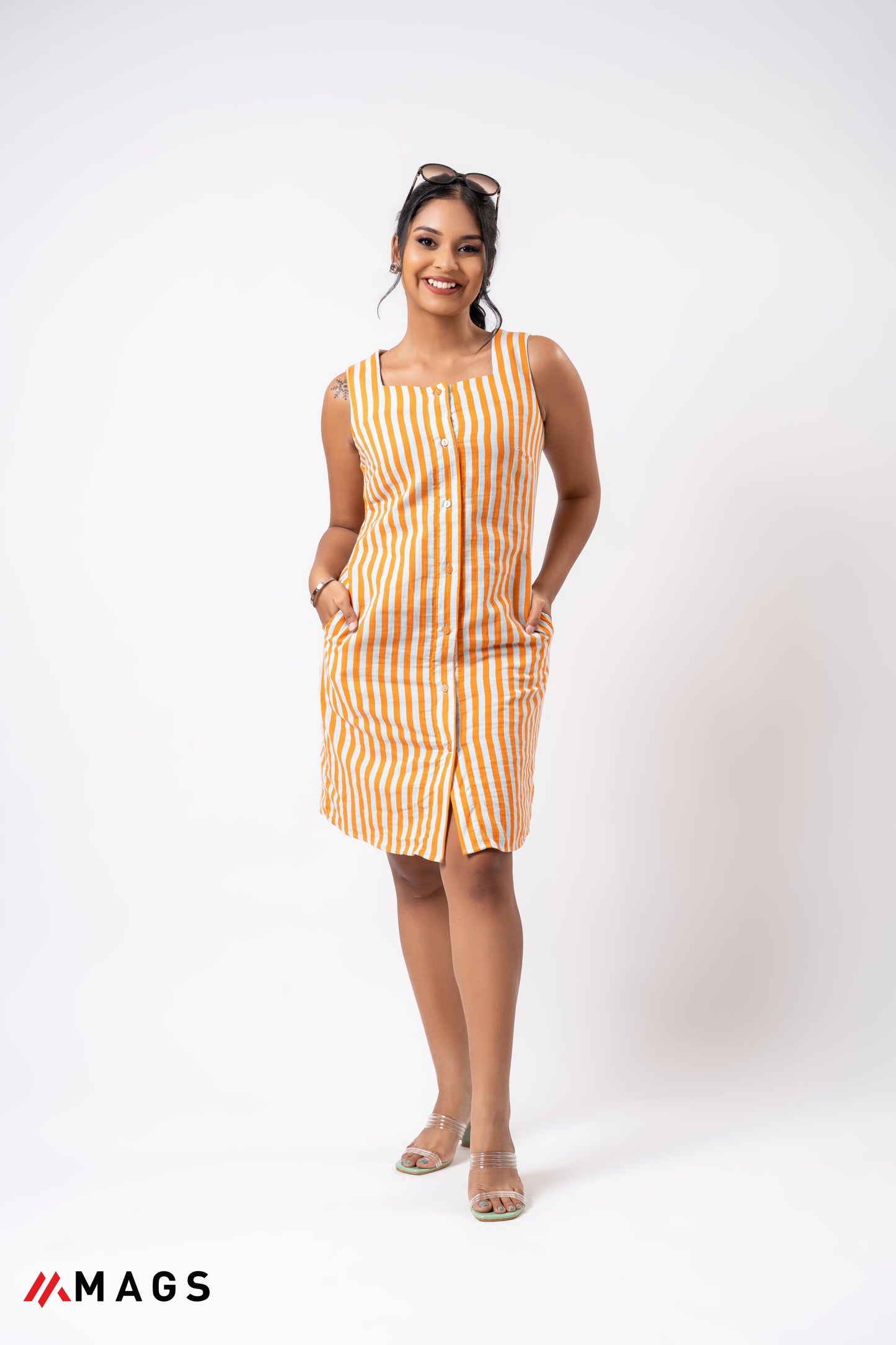 Sunset Stride Pocket Dress