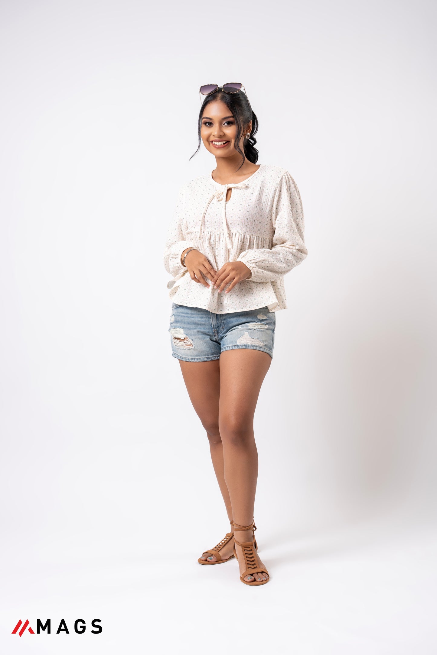 Soft-Haven Long Sleeve Blouse