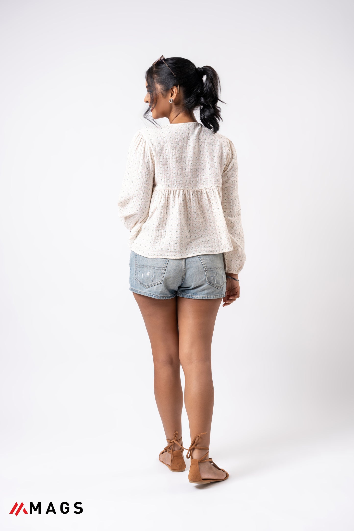 Soft-Haven Long Sleeve Blouse