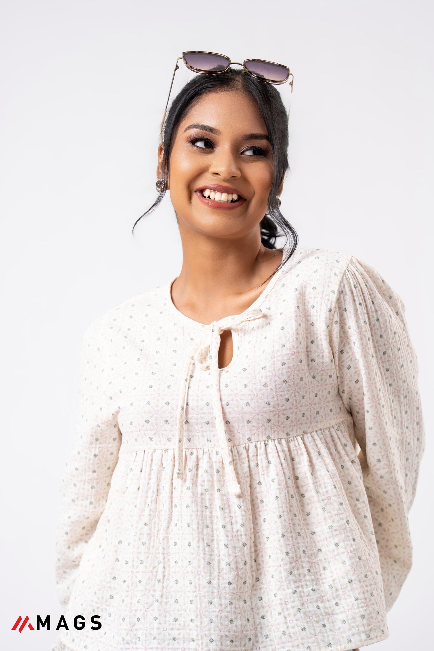 Soft-Haven Long Sleeve Blouse