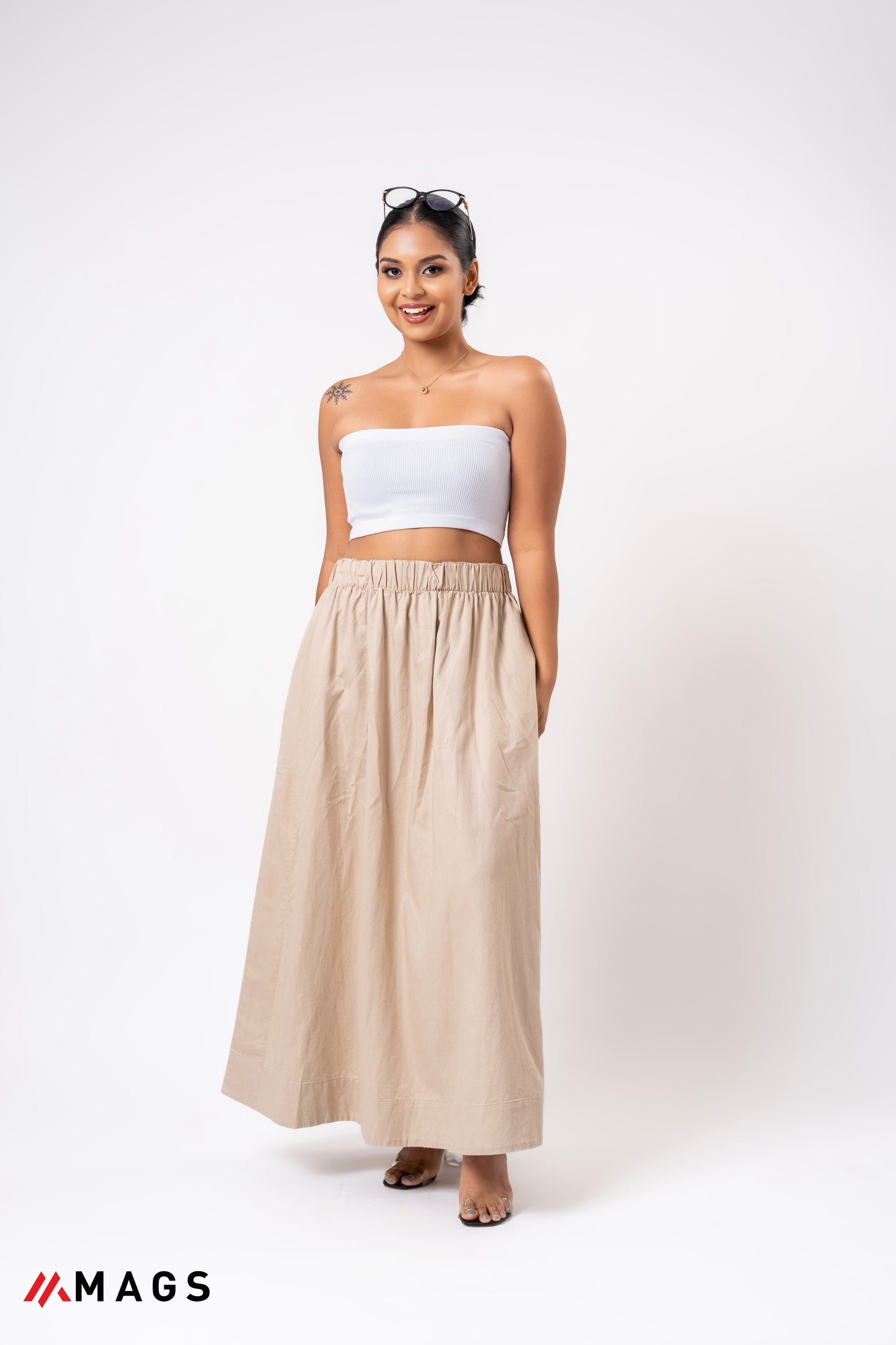 Linora Side Slit Skirt