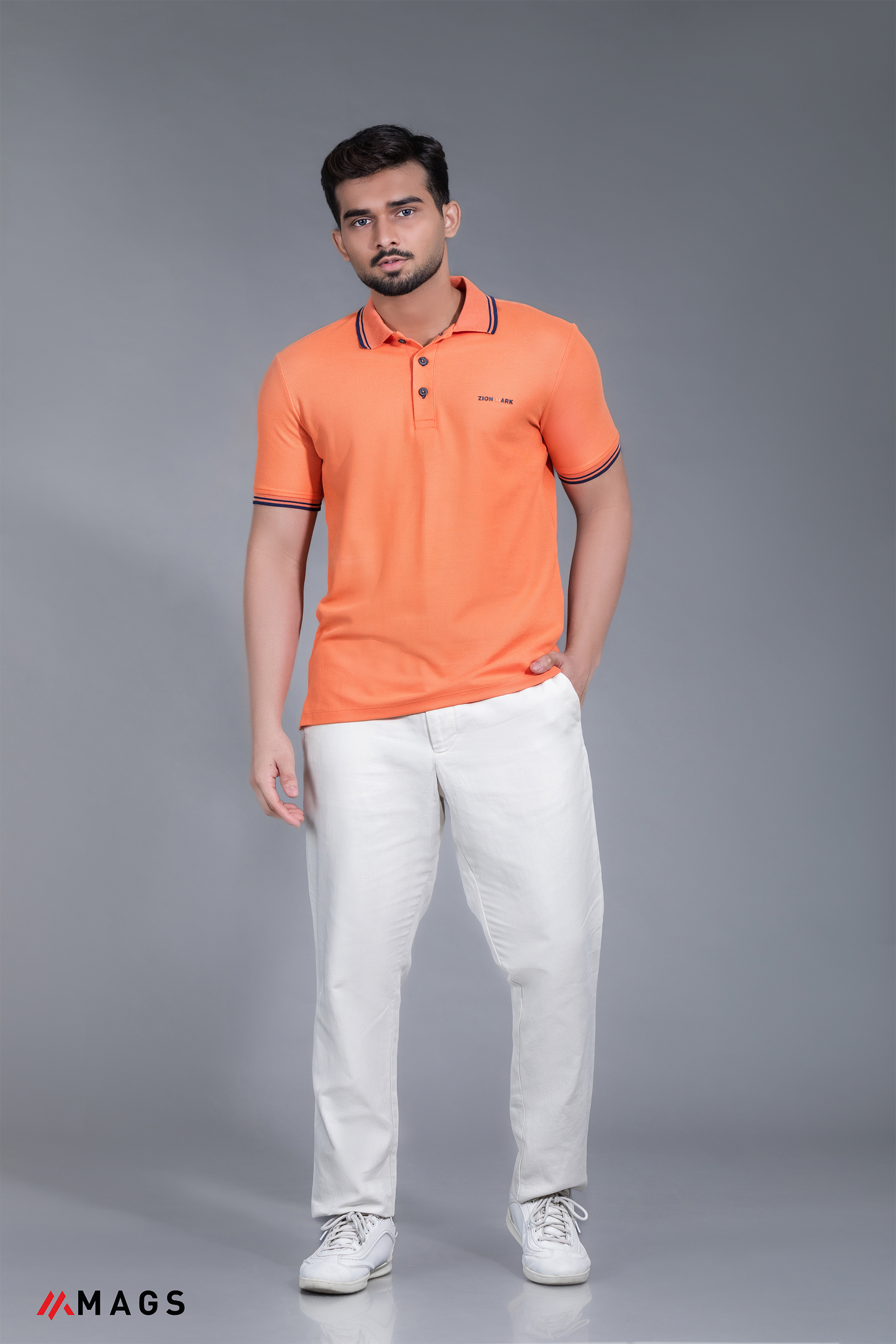Zion Mark Crest Collar Shirt