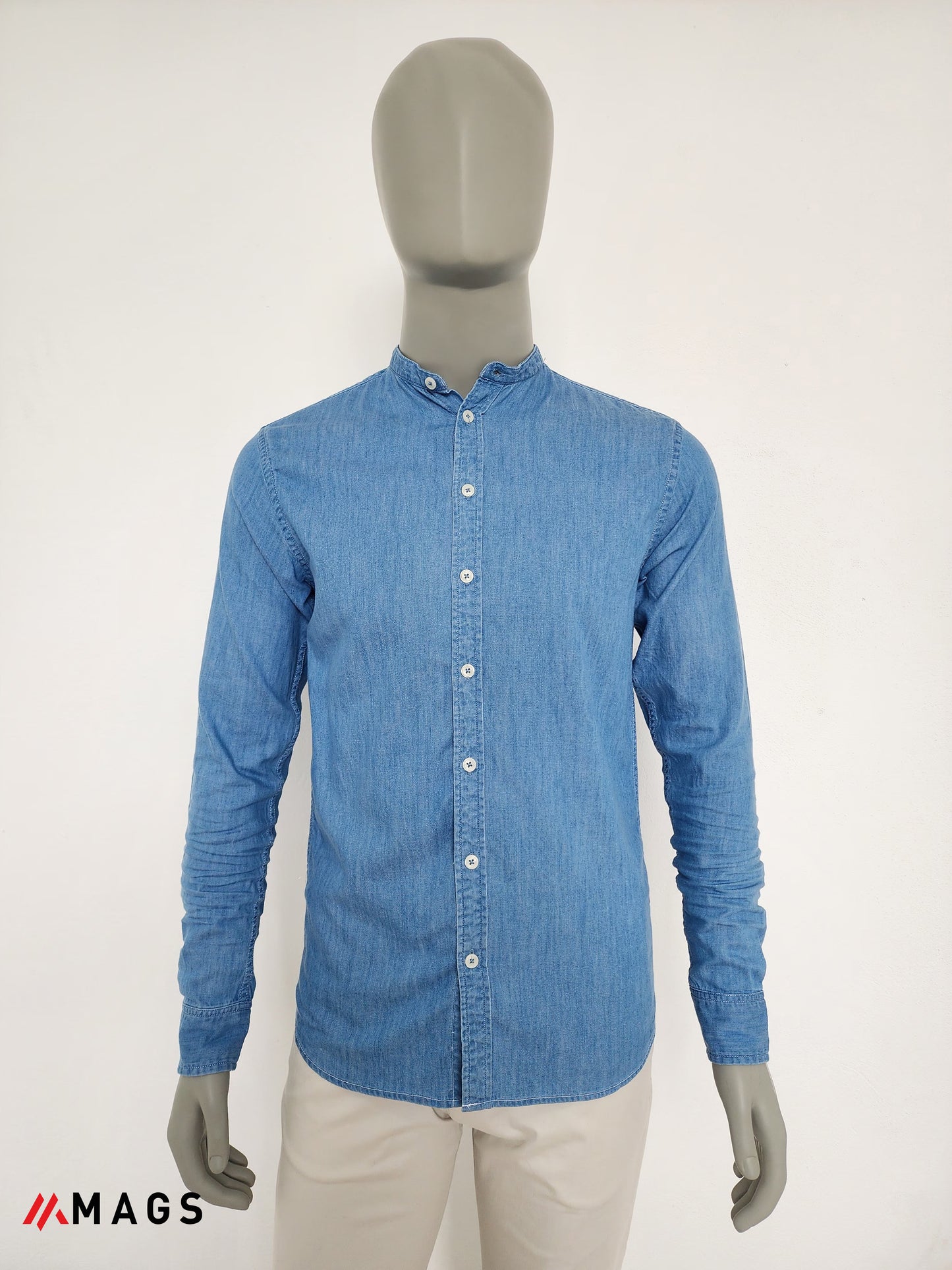 Salt Sky Chambray Long-Sleeve Shirt