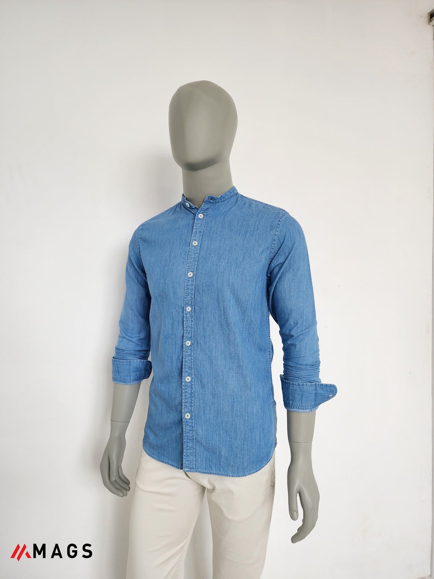 Salt Sky Chambray Long-Sleeve Shirt