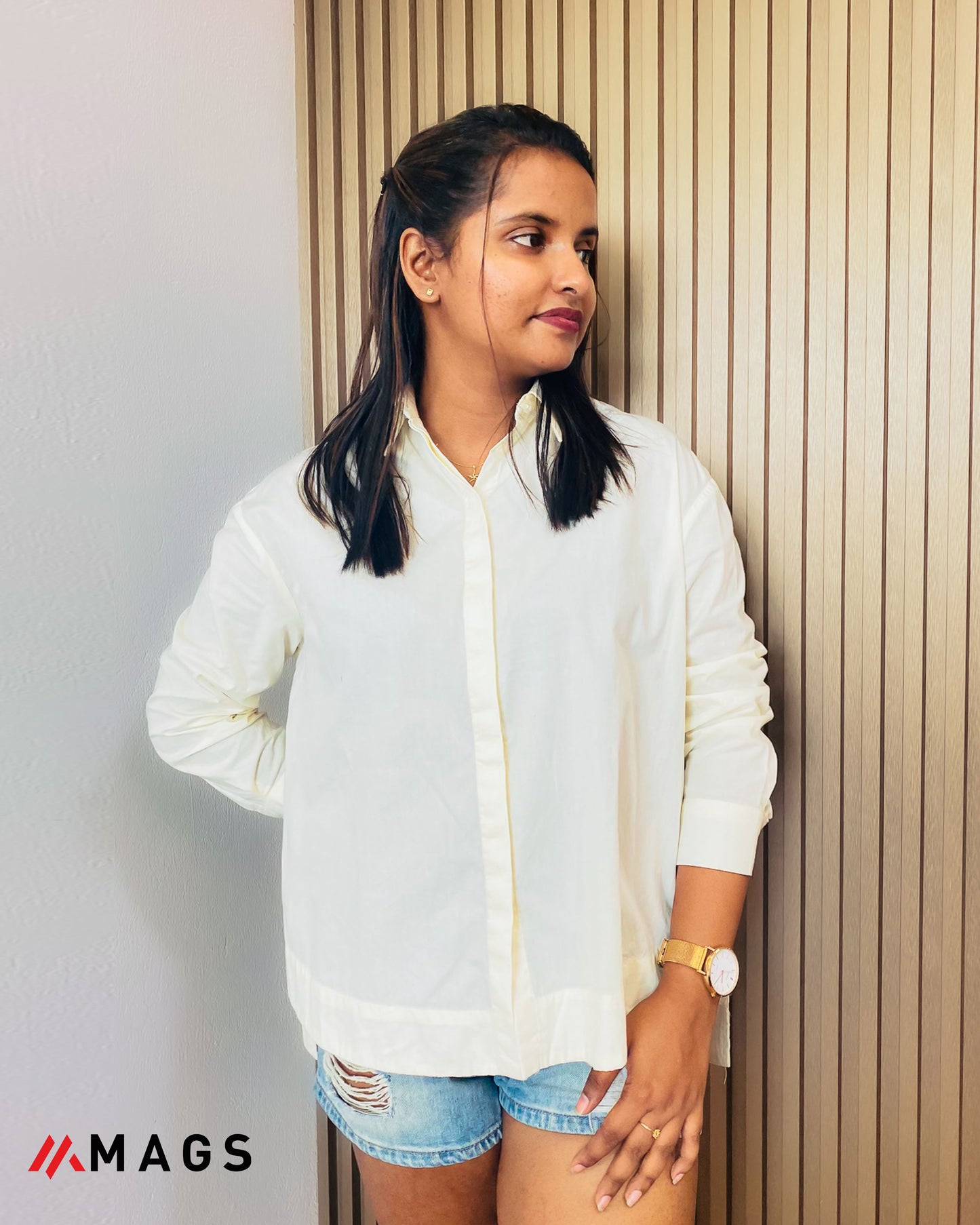 Butter Bloom Button-Down Shirt