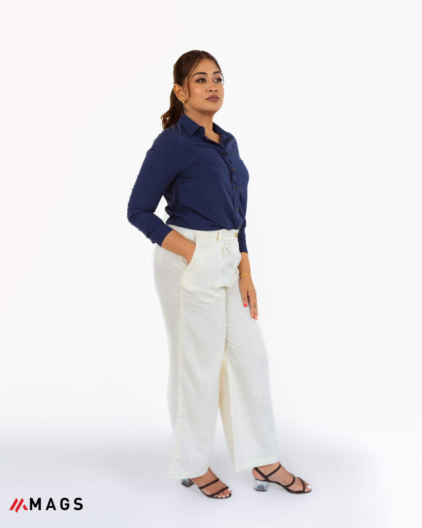 Navy Flow Formal Shirt