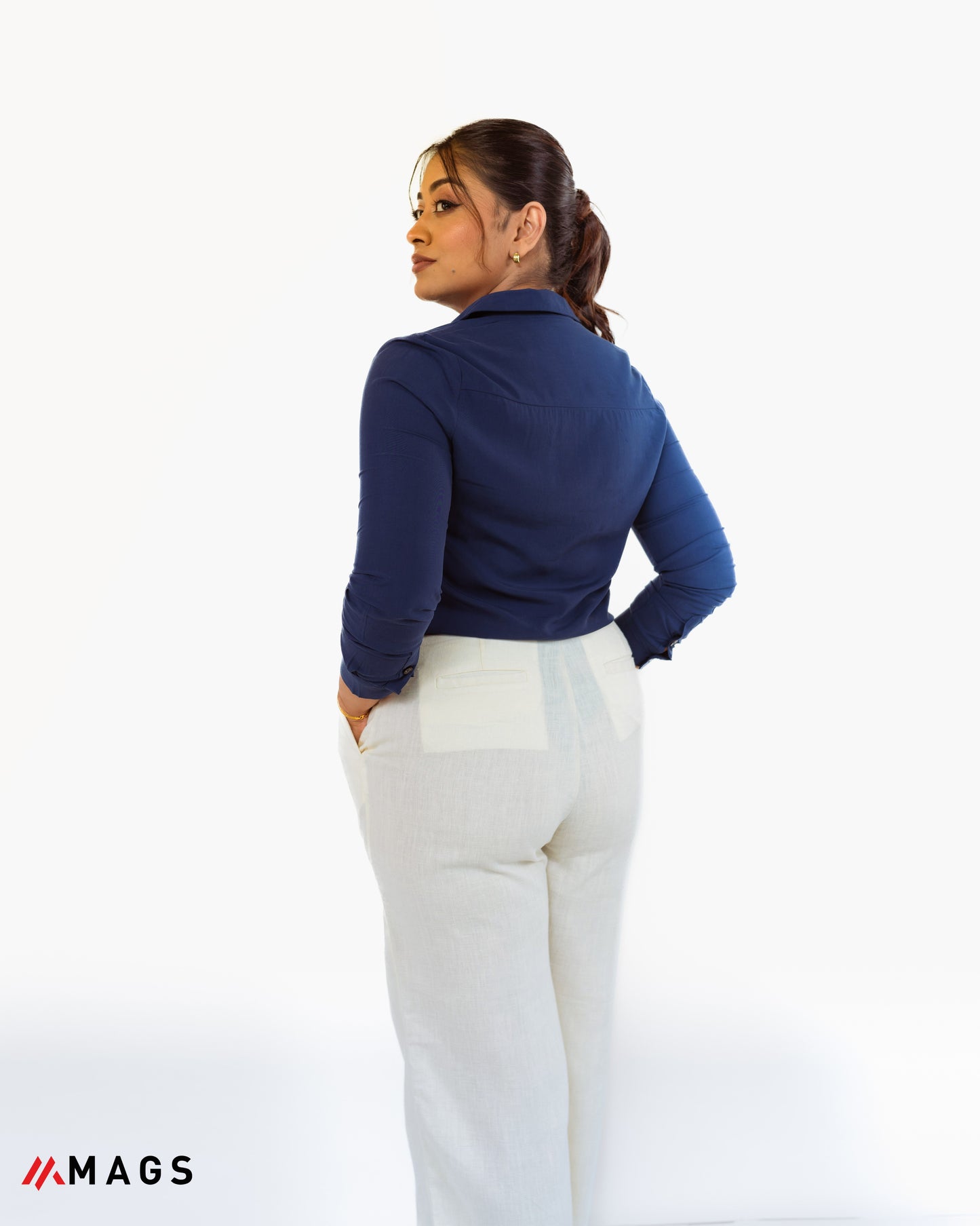 Navy Flow Formal Shirt