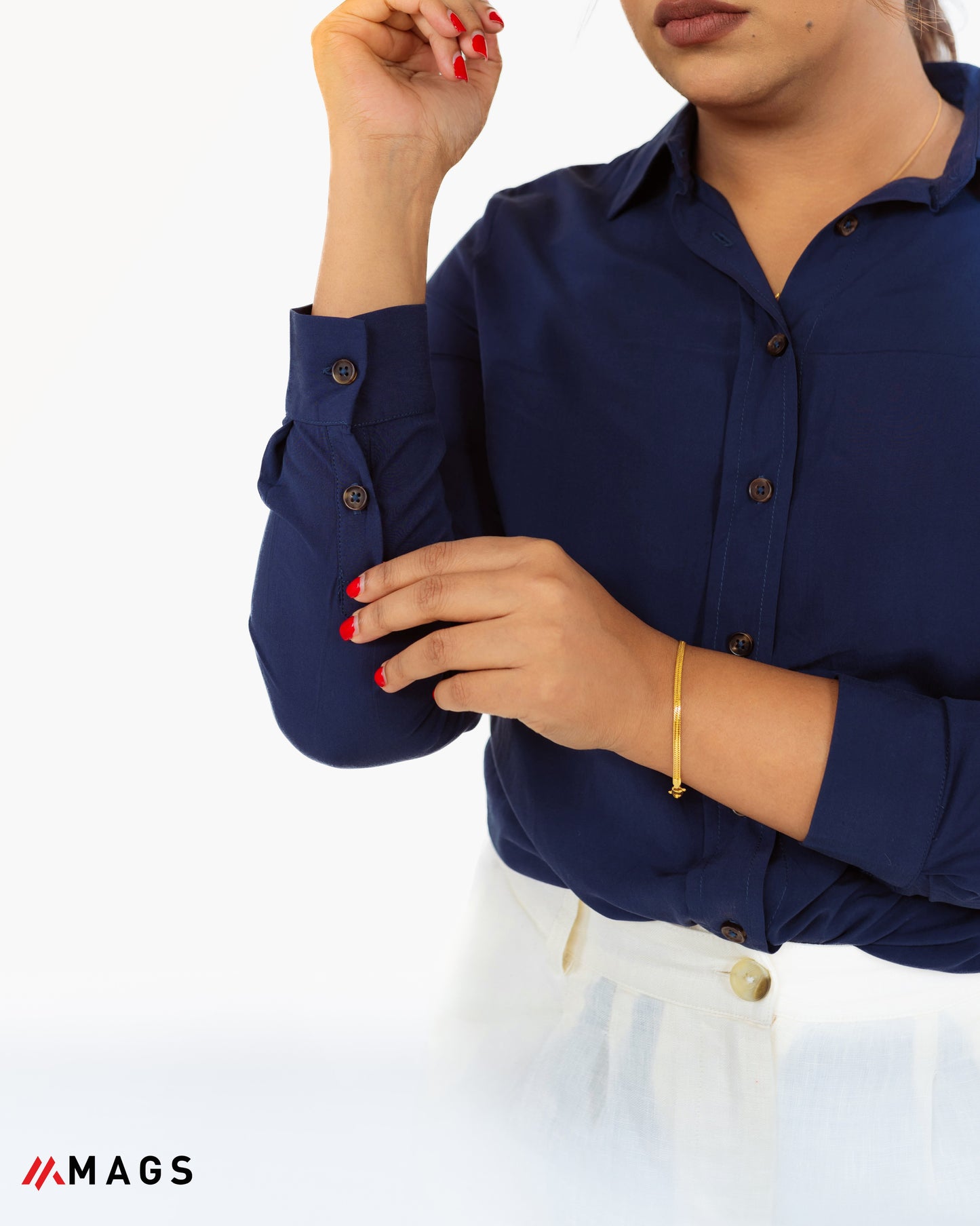 Navy Flow Formal Shirt