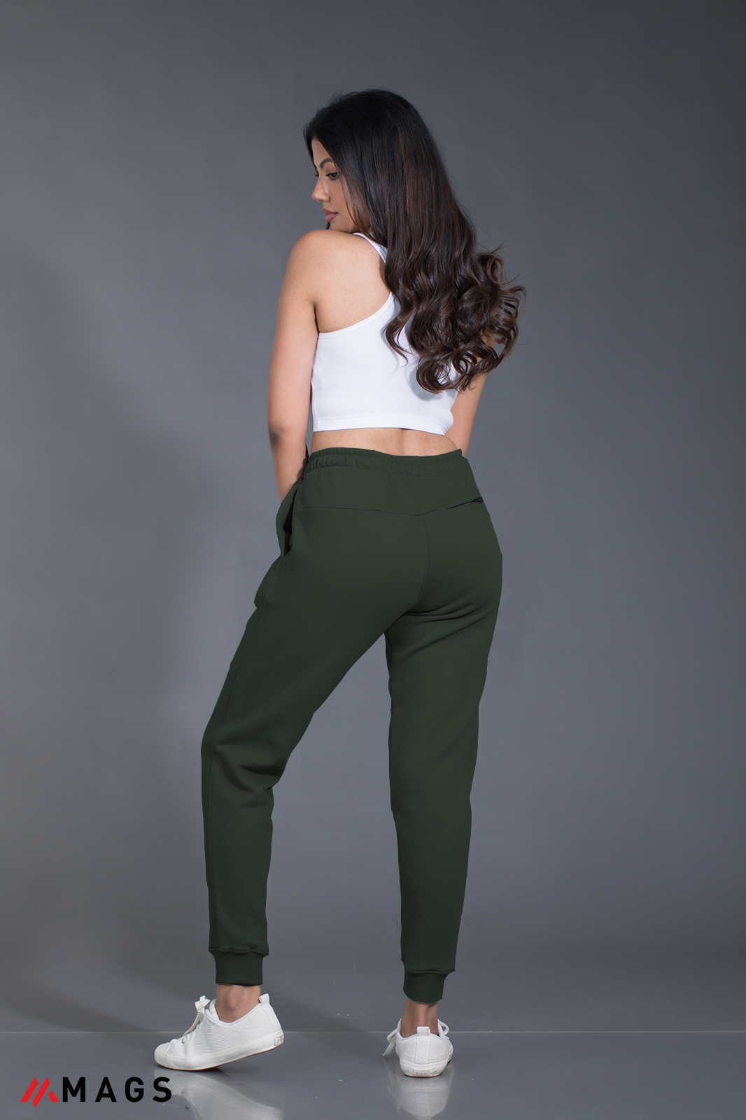 Luxe Stride Jogger Pant - Dark Green