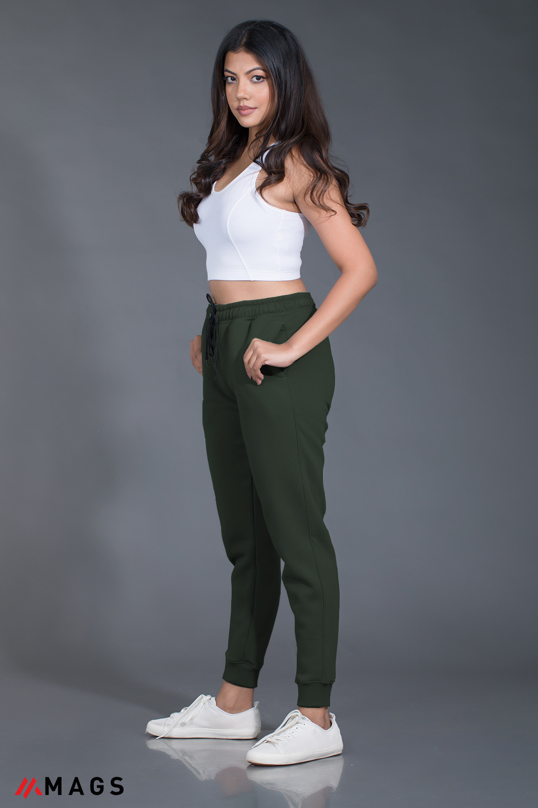 Luxe Stride Jogger Pant - Dark Green