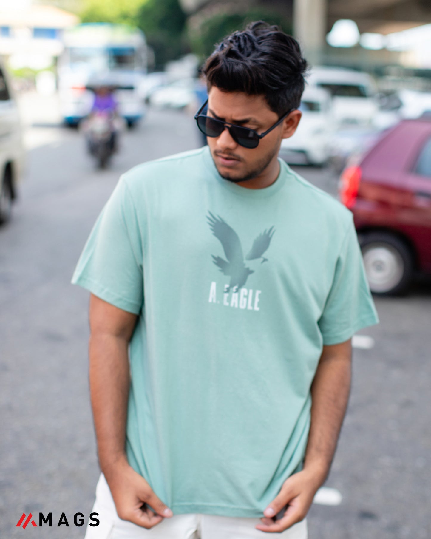 Regular Fit Crew-Neck AE T-Shirt