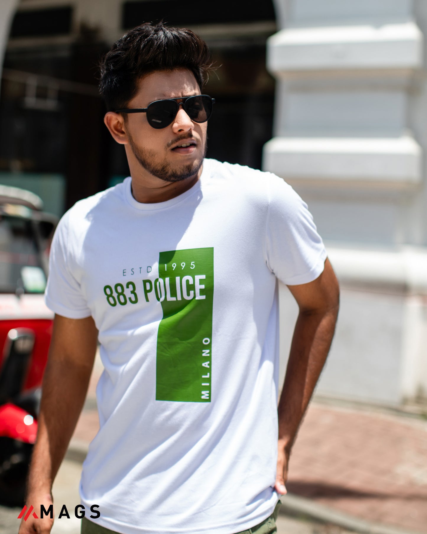883 Police Milano Printed T-Shirt