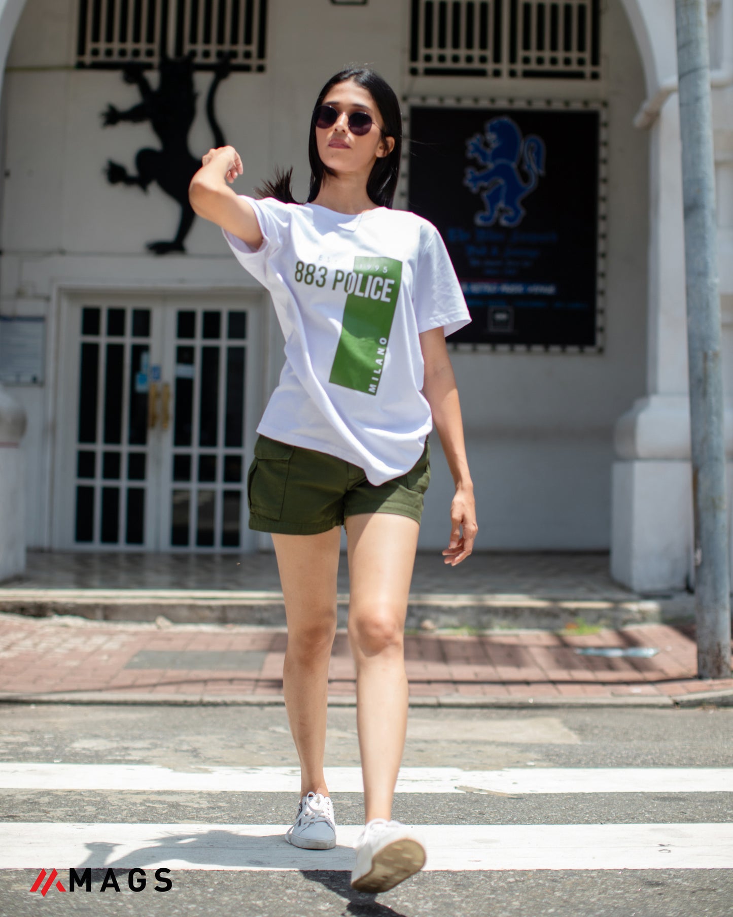883 Police Milano Printed T-Shirt