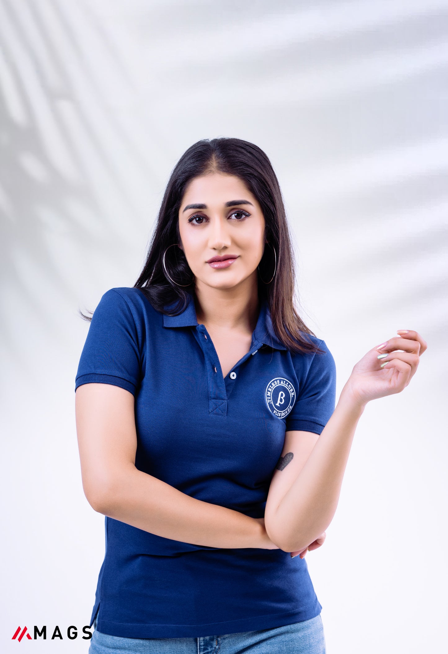 Embroidered Ladies Polo Shirt