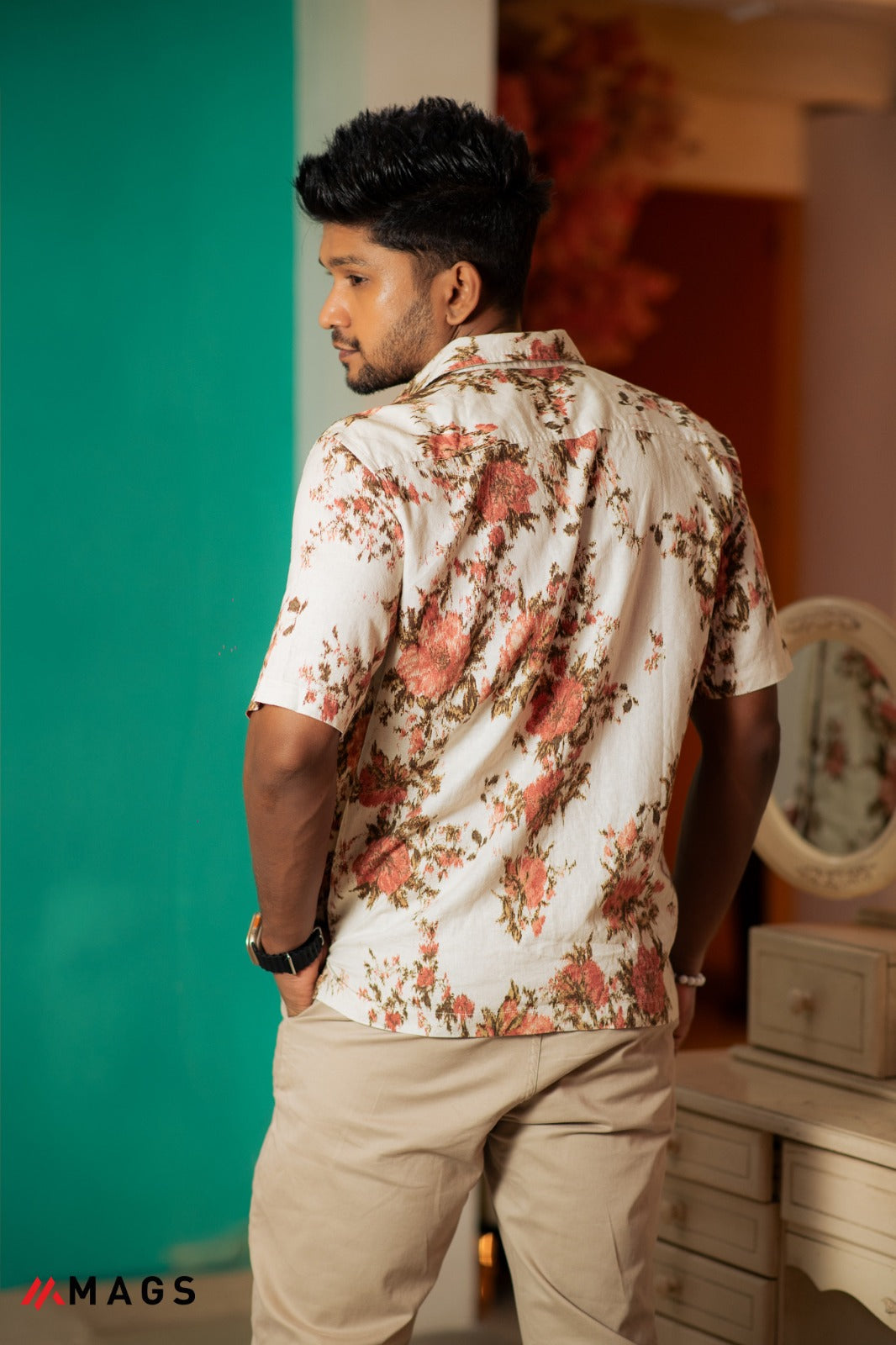 Pastel Dream Linen Men's Shirt