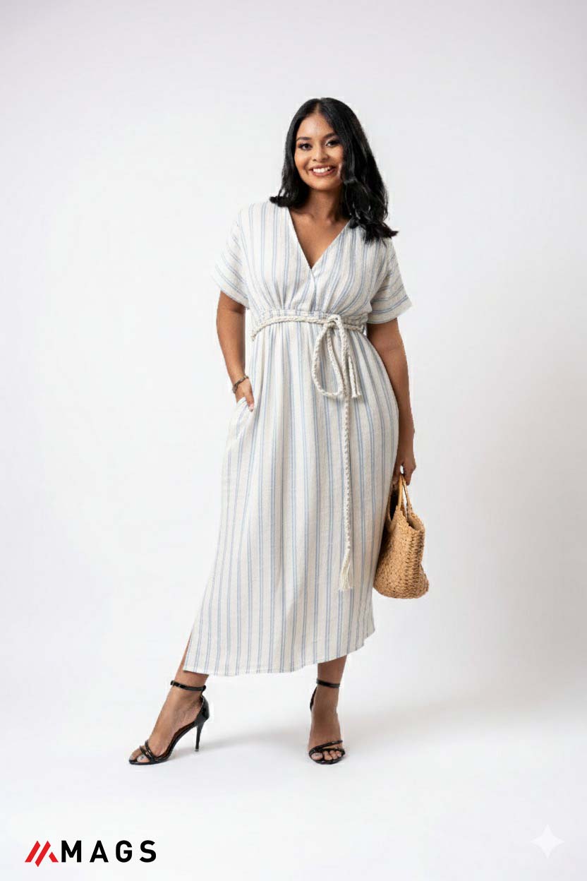 Striped Serenity Dress