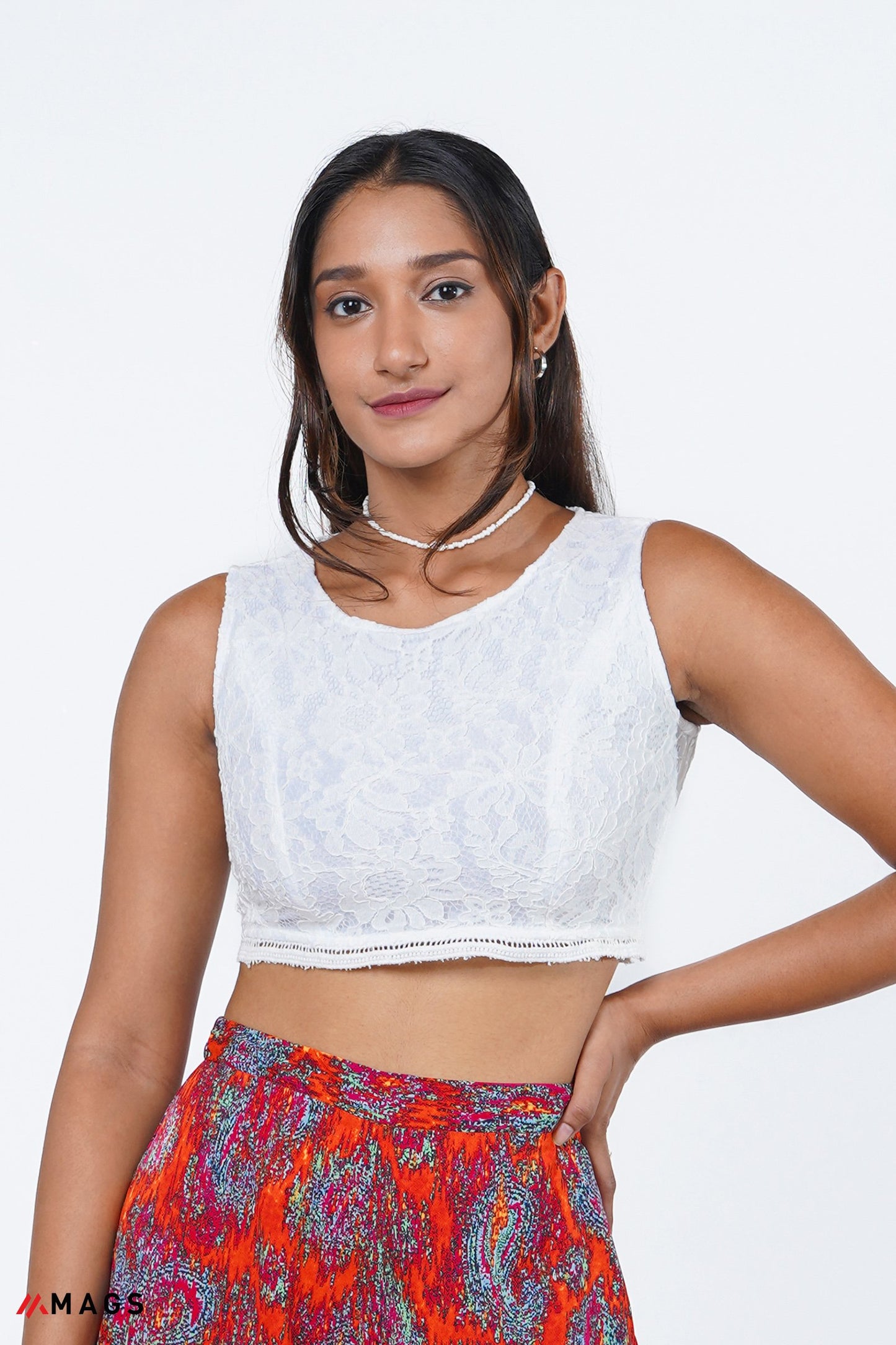 White Crop Top