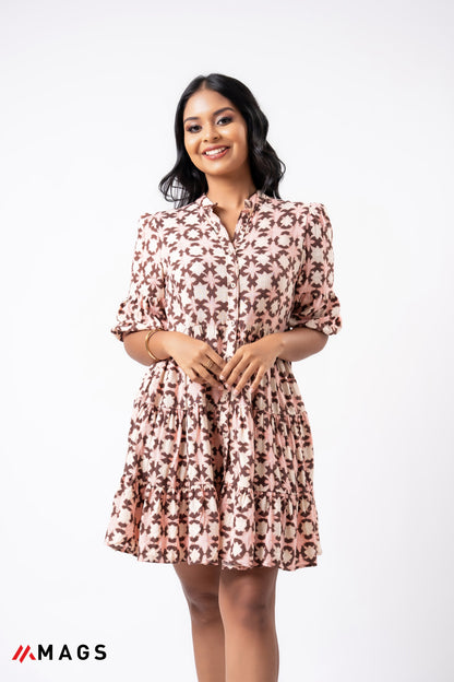 Cobalt Charm Mini Dress