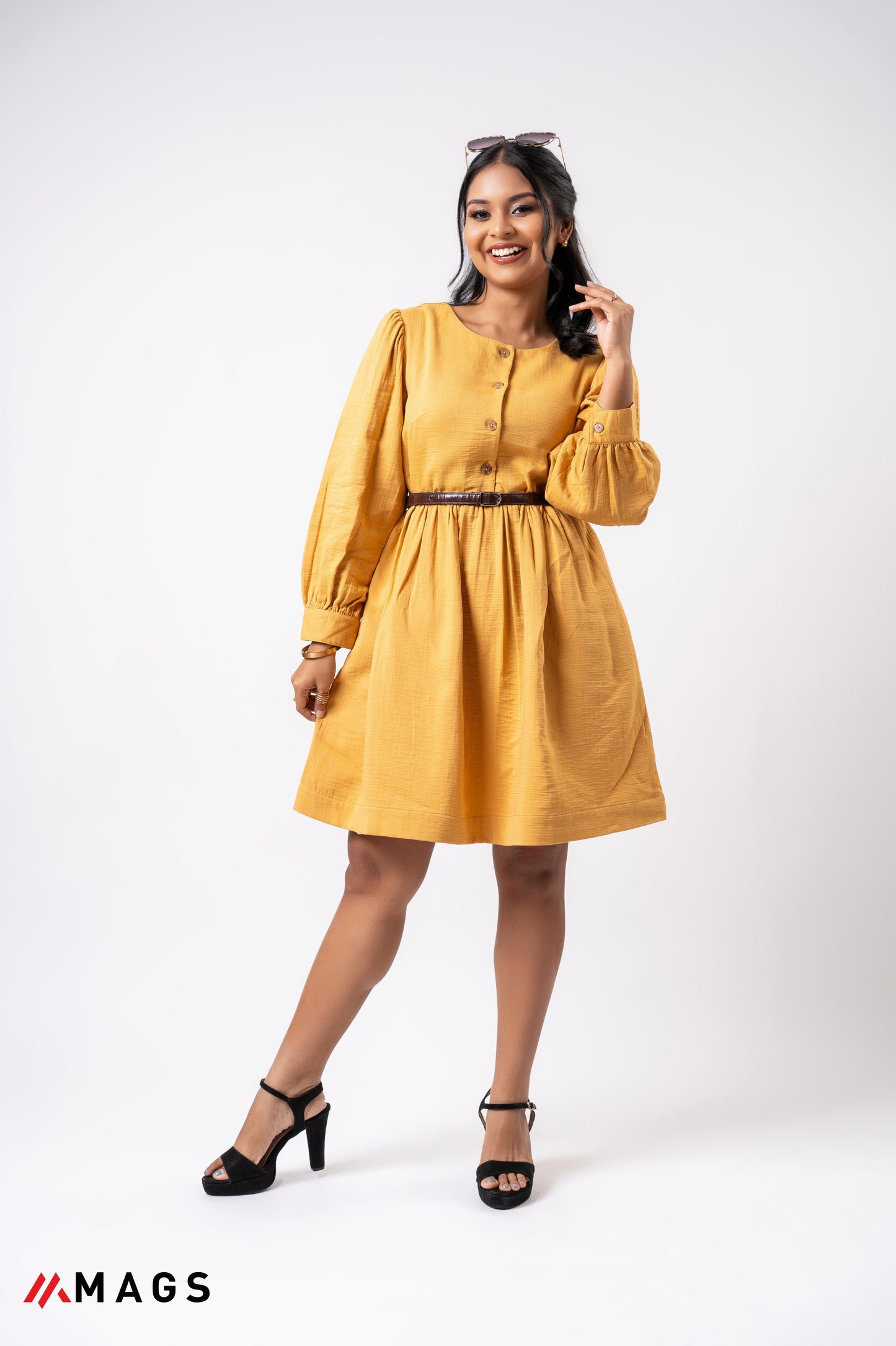 Honey Mist Gauze dress