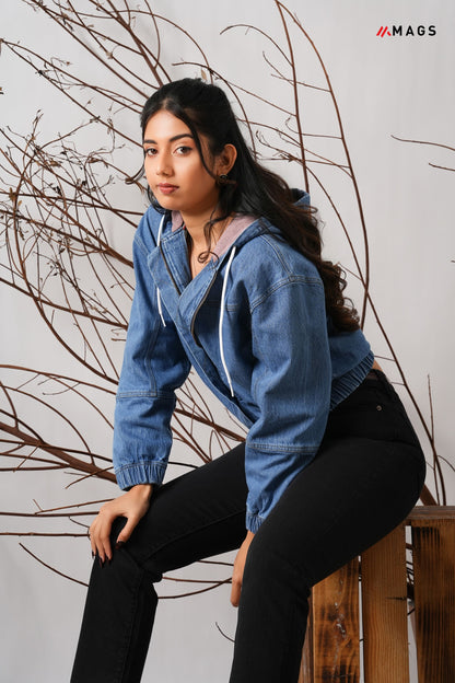 Denim Zip Up Jacket