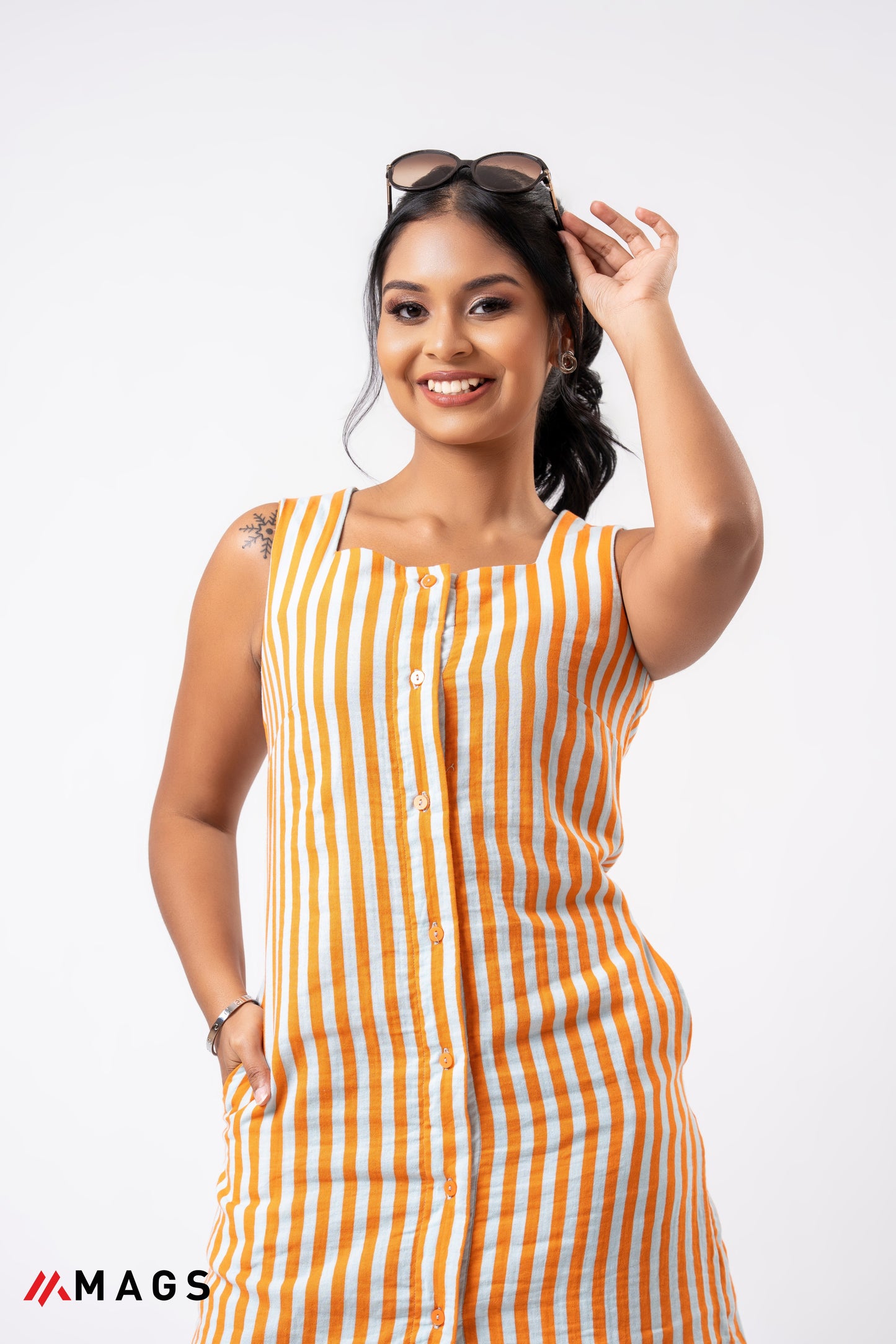 Sunset Stride Pocket Dress