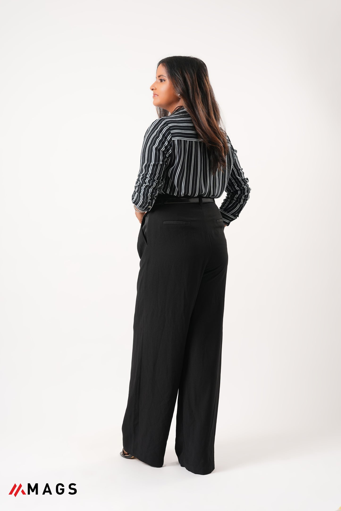 Urban Edge Striped blouse