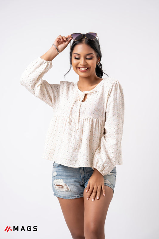 Soft-Haven Long Sleeve Blouse