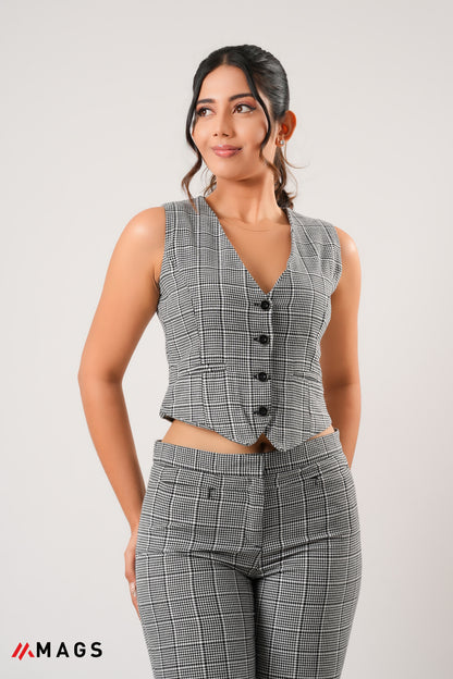 Lily Dark Waist Coat - Top