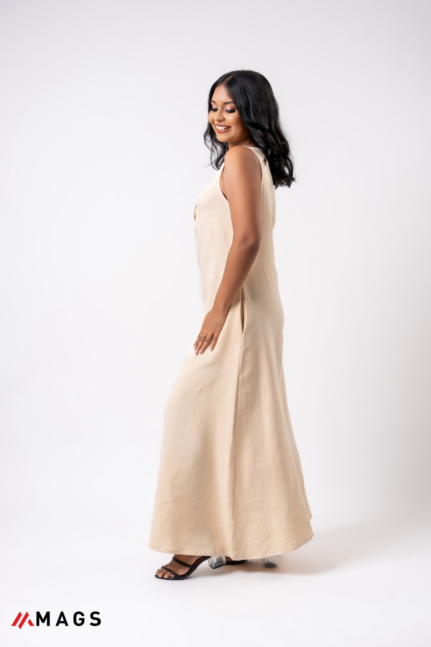 Vanilla Meadow Maxi Dress