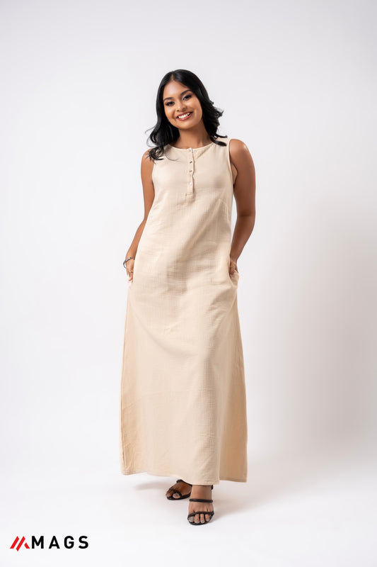 Vanilla Meadow Maxi Dress