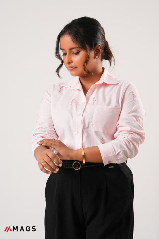 Flamingo Fuchsia Whisper Top