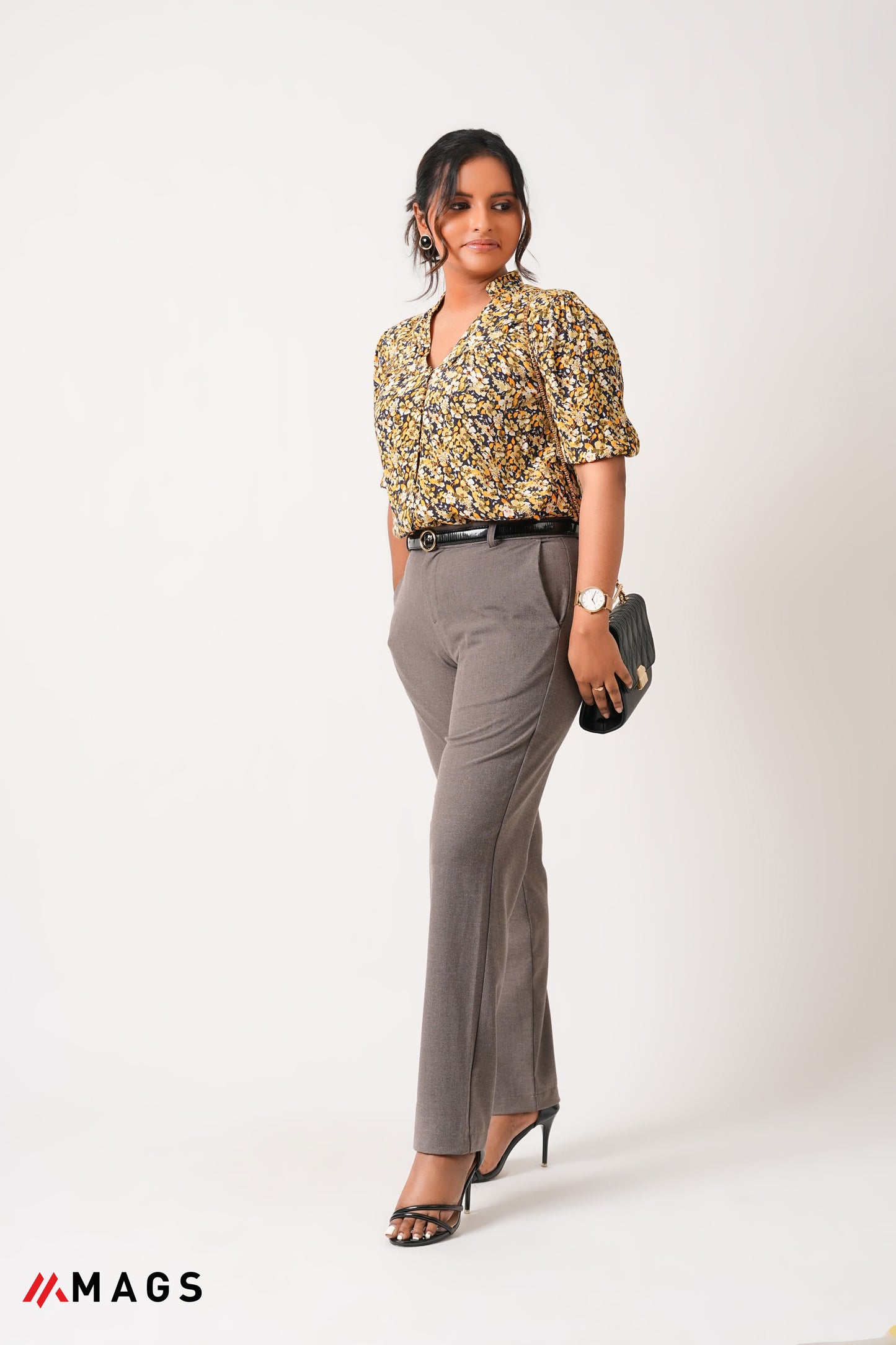 Refined Floral Formal Top