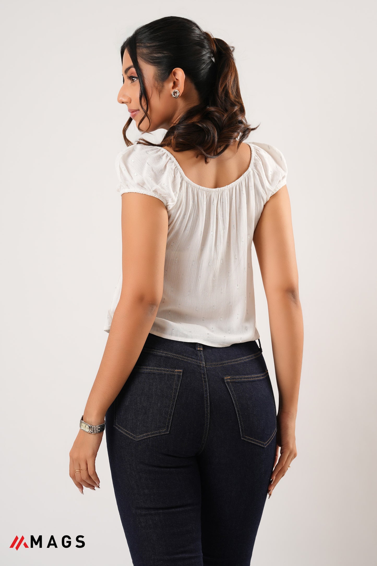 Snow Petal Endearing Blouse