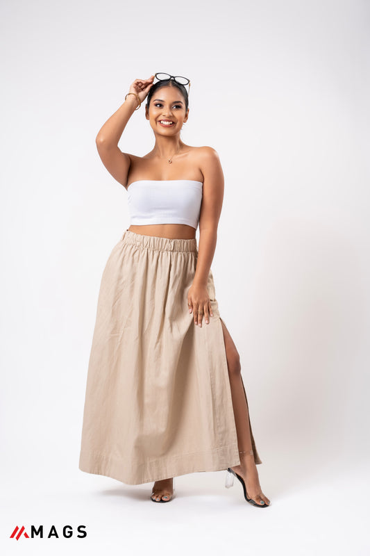 Linora Side Slit Skirt