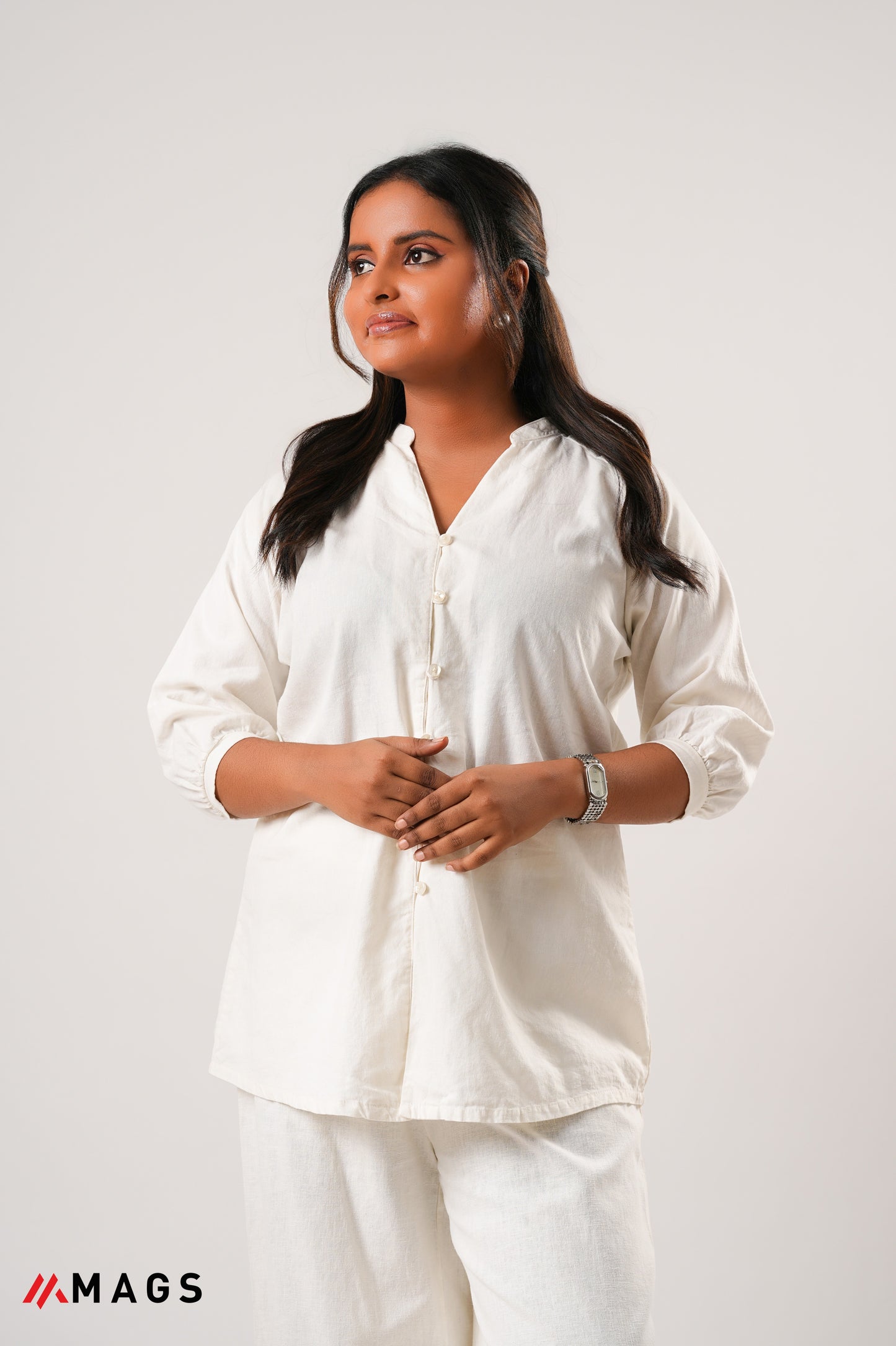 Grace Stitch Back-Embroidered Top