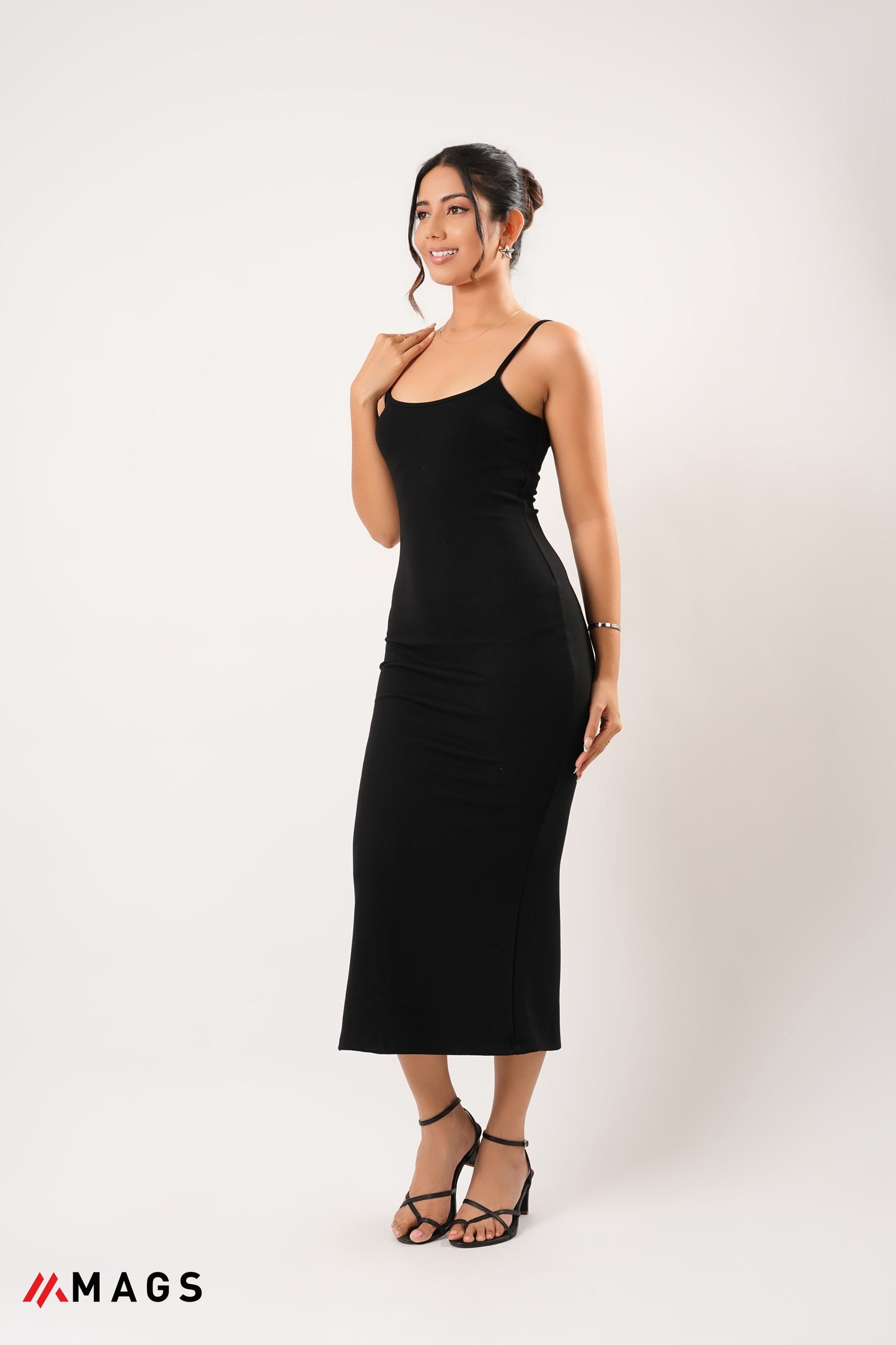 Shadow Luxe Maxi Dress