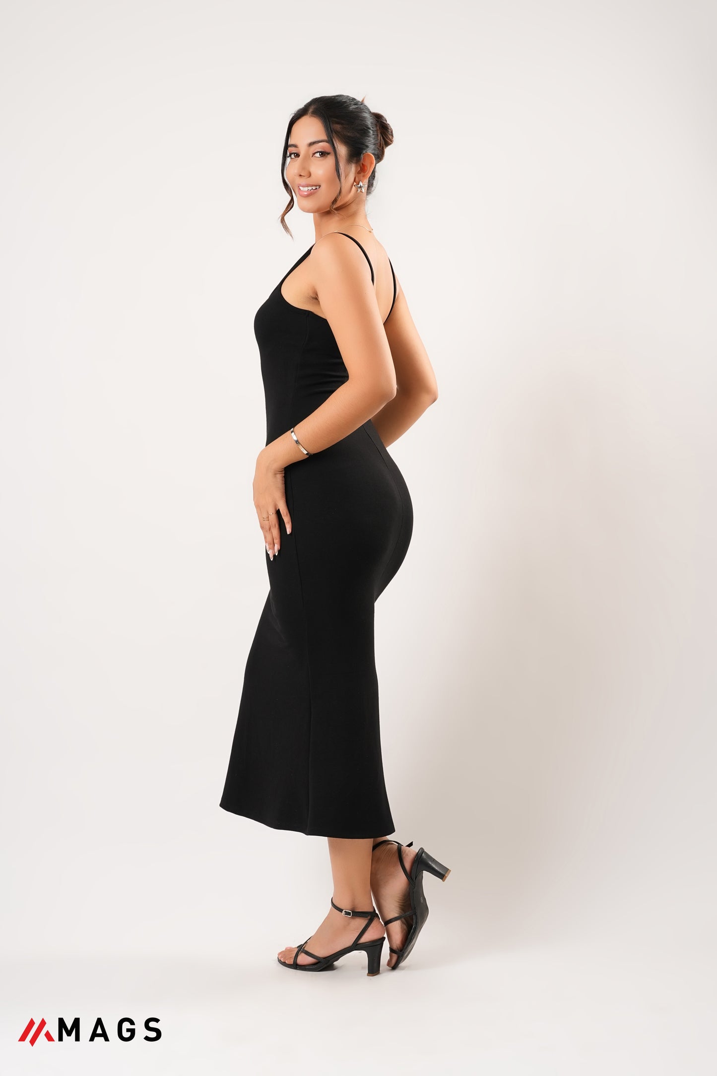 Shadow Luxe Maxi Dress