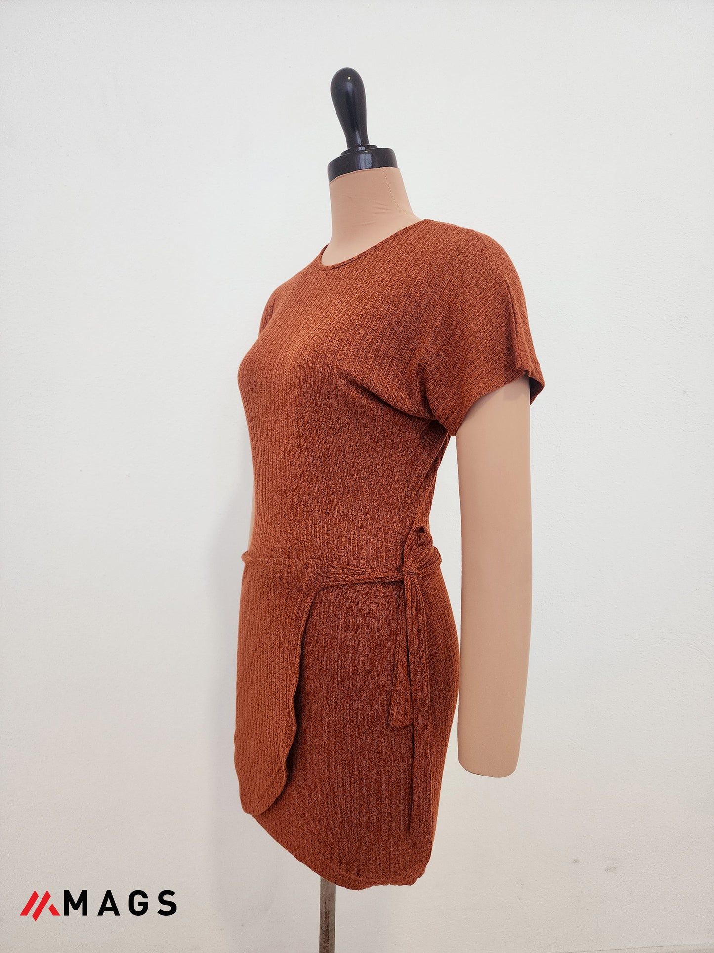 Ribbon Tie Bodycon Dress
