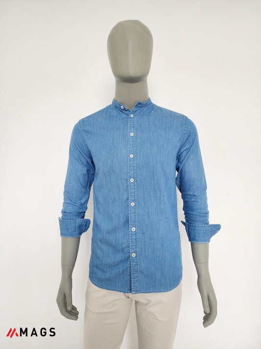 Salt Sky Chambray Long-Sleeve Shirt