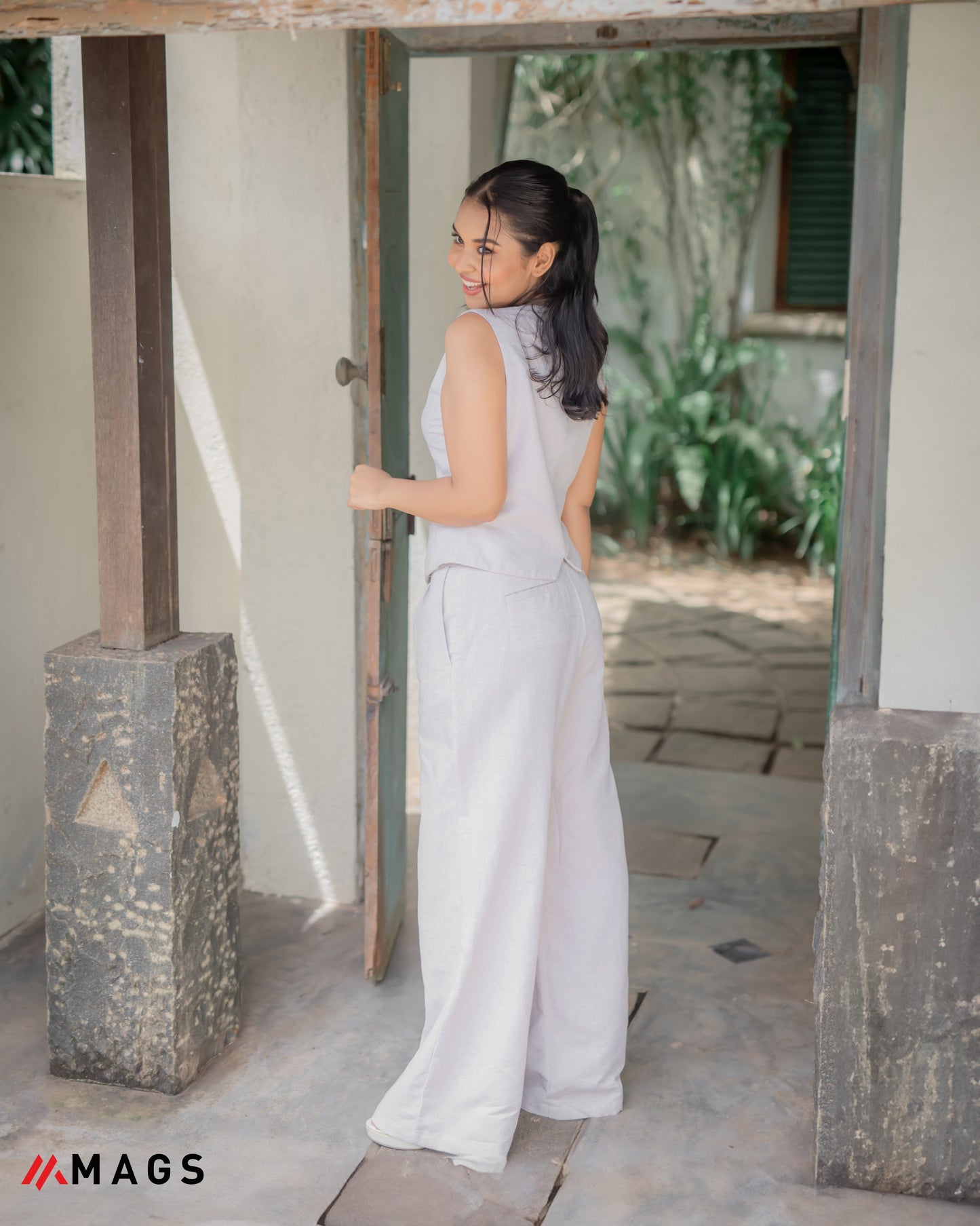 Serene Relaxed Linen Pant