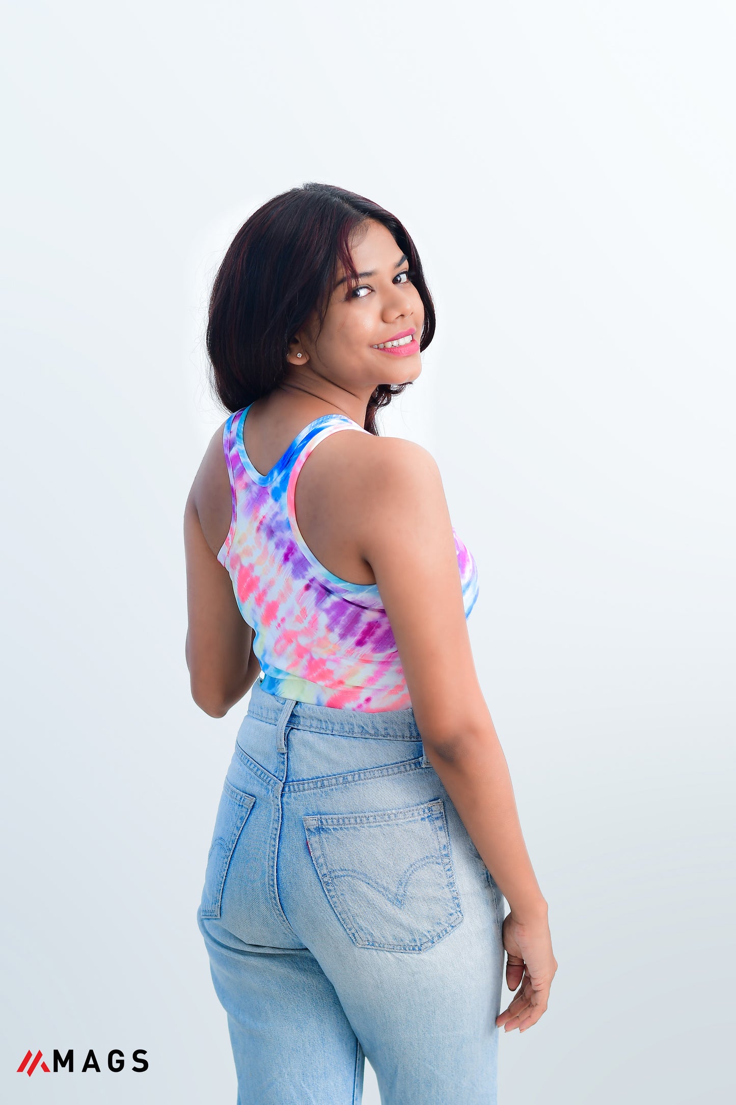 Rainbow Rush Sporty Crop Top