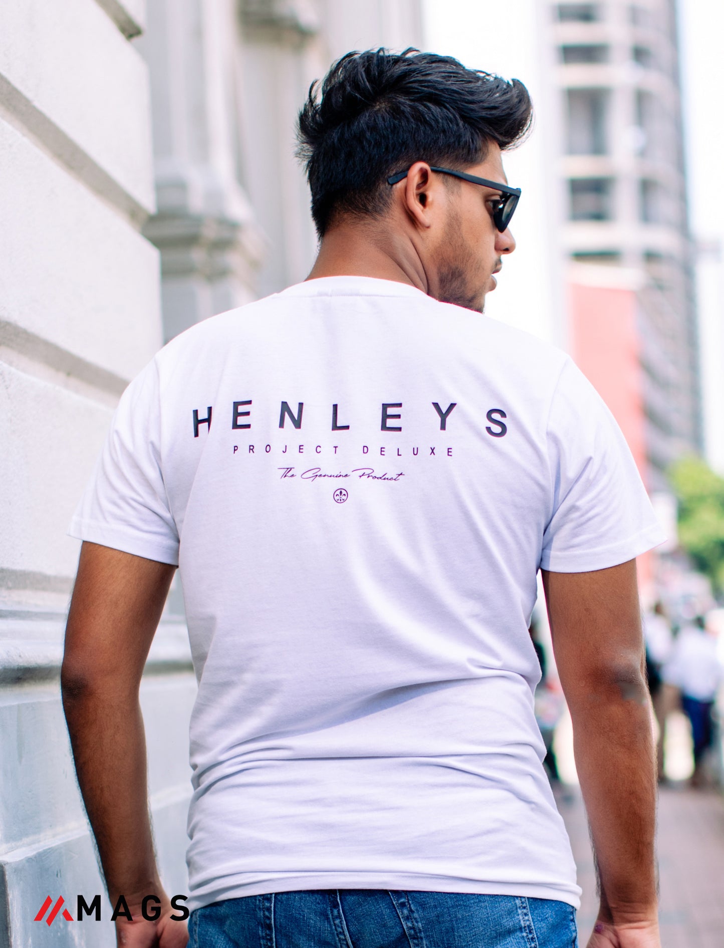 Henleys Men's White T-Shirt