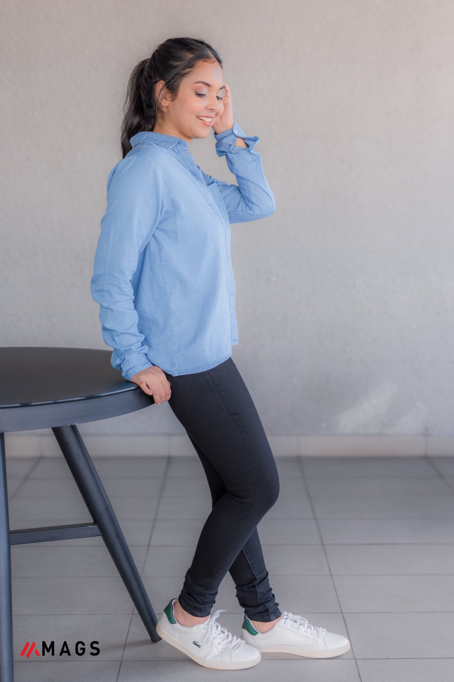 Starlit Long Sleeve Chambray Shirt