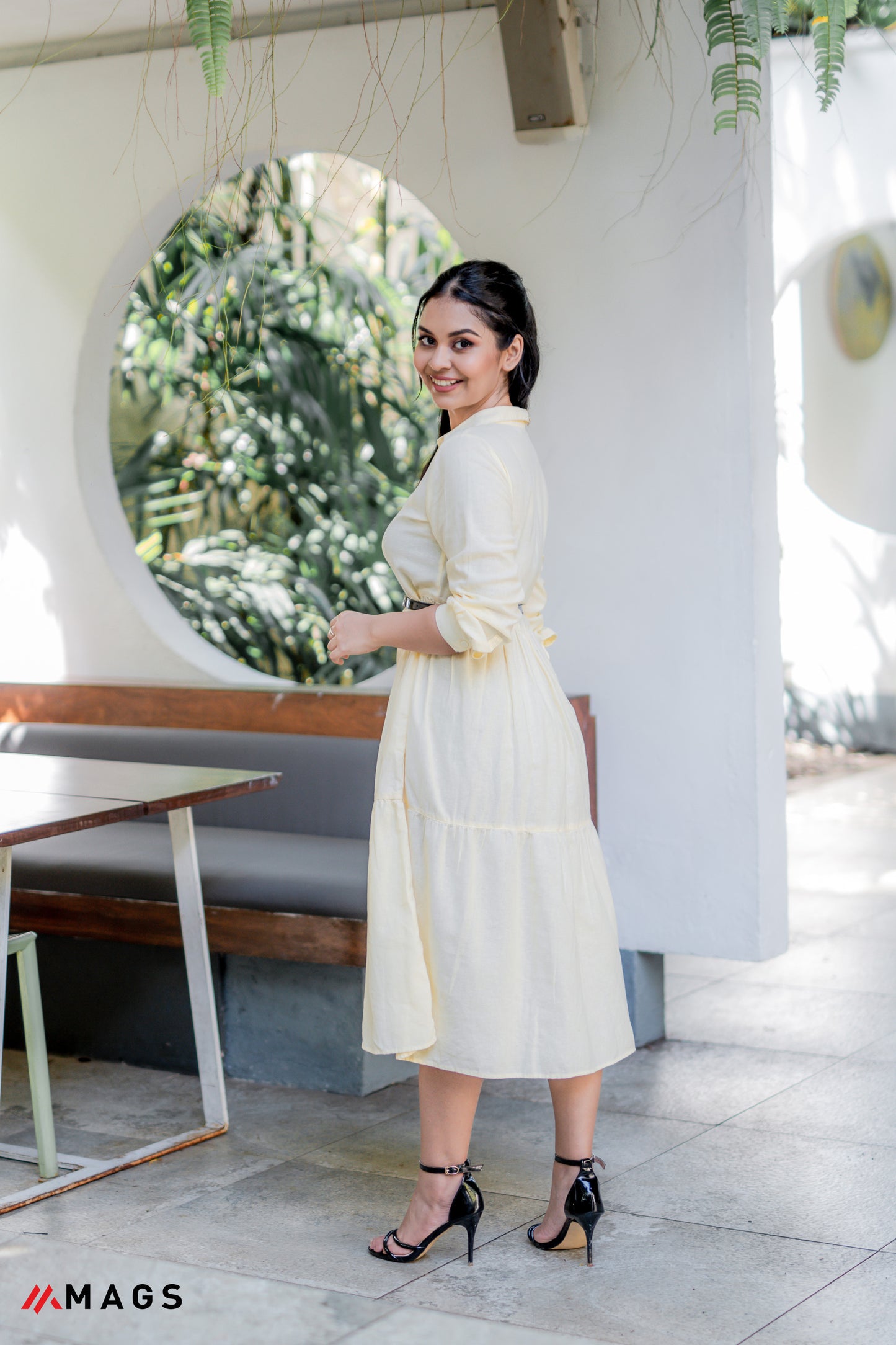 Yellow Sunshine Flowy Maxi Dress