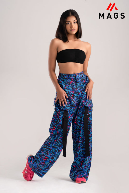 Printed Cargo Pant