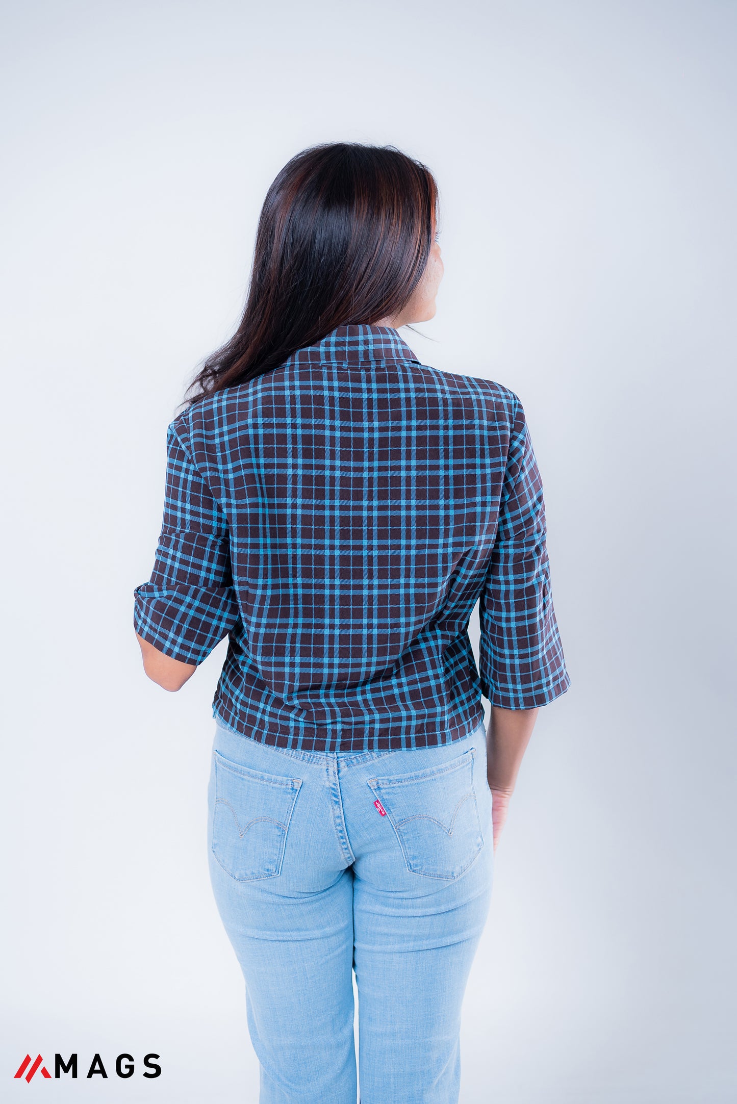 Urban Grid Checkmate Crop Top