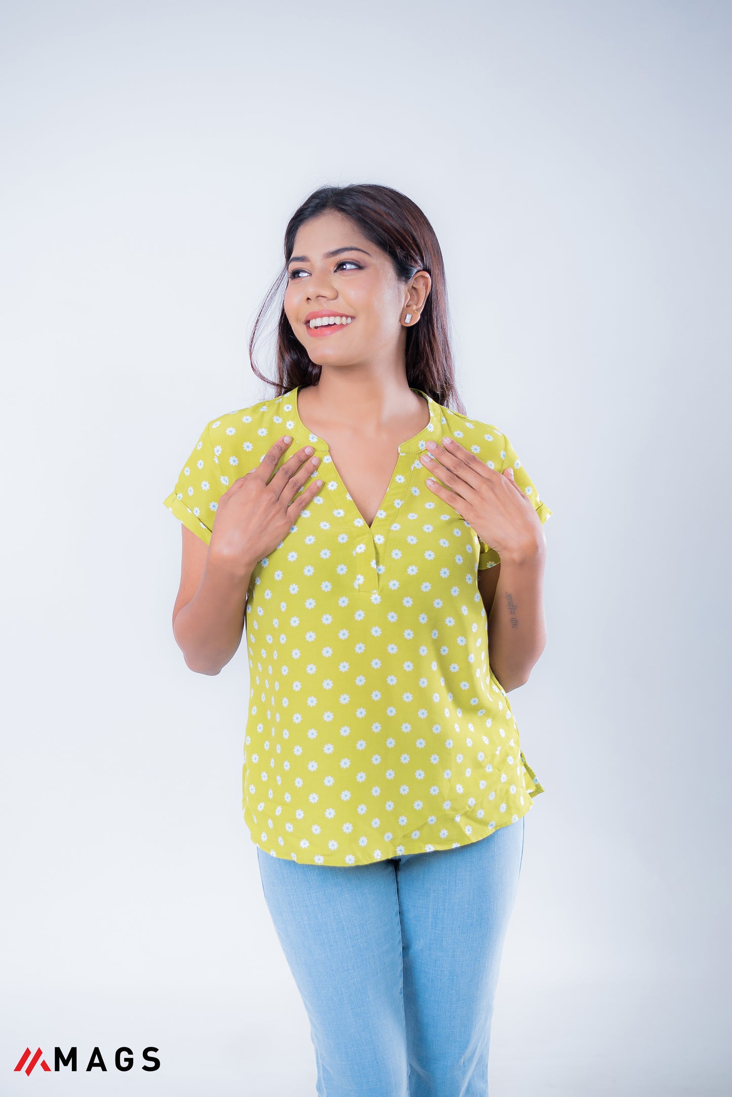 Mossy Meadow Short sleeve Top