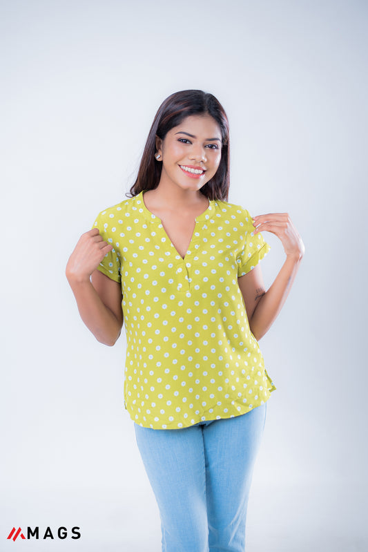 Mossy Meadow Short sleeve Top