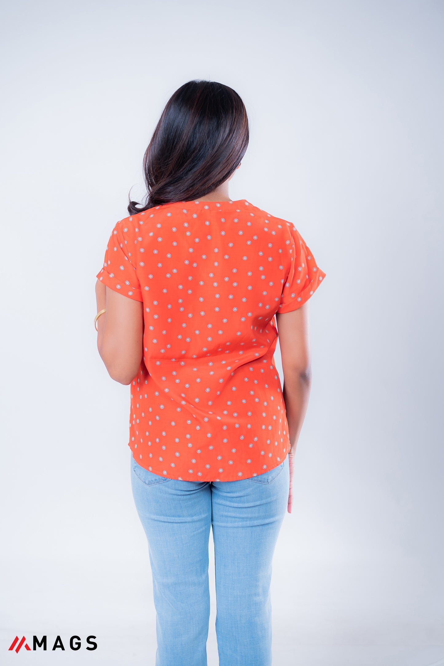 Sunset Bloom Short sleeve Top