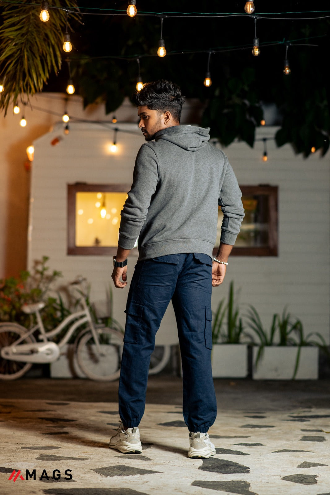 Greyline Pocket Detail Hoodie